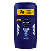 Nivea Men 48 Hour Kick Of Freshness Cool Kick Deodorant Stick, For Men -  50ml